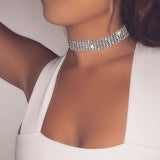 Chloe Crystal Rhinestone Choker Necklace