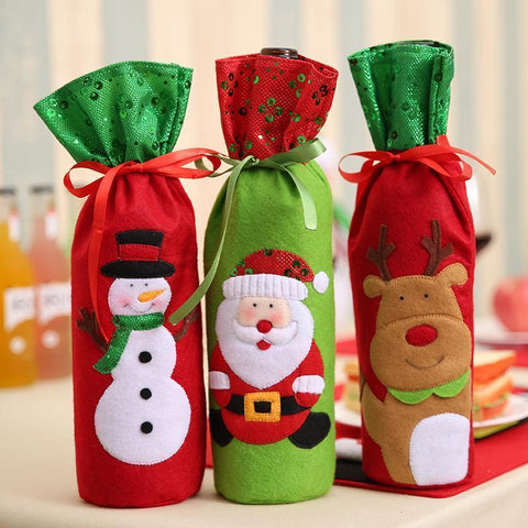 Holiday Wine Bags