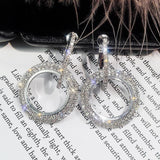 Rhinestone Geometric Earrings