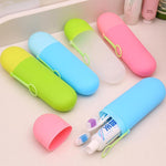 Portable Toothpaste and Toothbrush Case