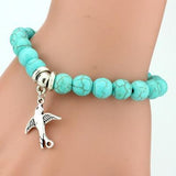 Boho Turquoise Charm Bracelet