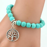 Boho Turquoise Charm Bracelet